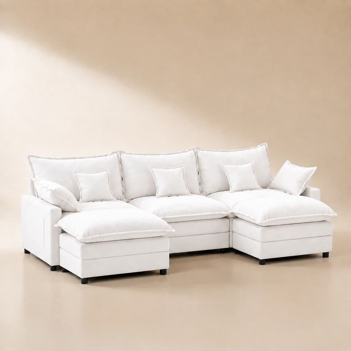 GOSUHI | 108\" U-Shaped Modular Cloud Sofa