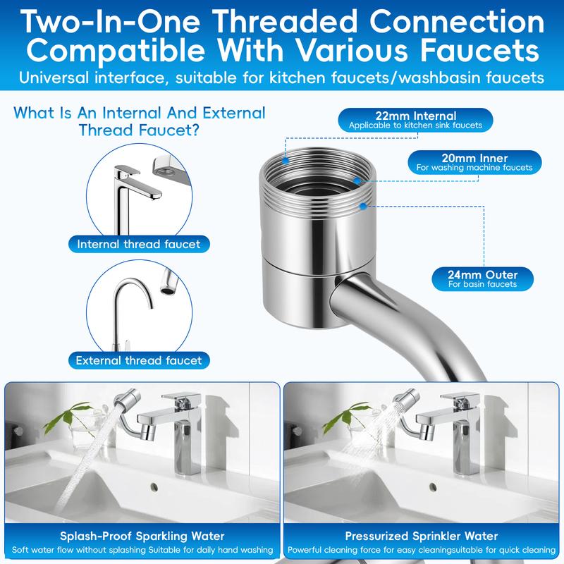 Rotatable Faucet Aerator Extension