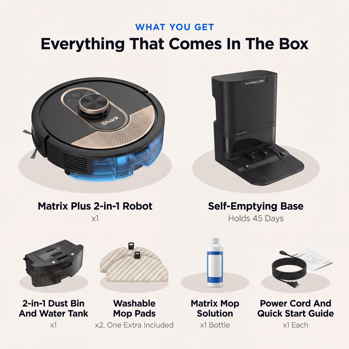 Shark Matrix Plus 2-in-1 Robot Vacuum & Mop